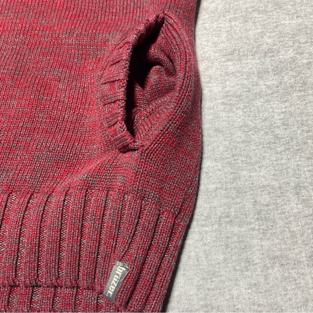 Ohio State University Sweater Mens Extra Large Red Buckeyes 1/4 Zip Varsity XL - Picture 6 of 13